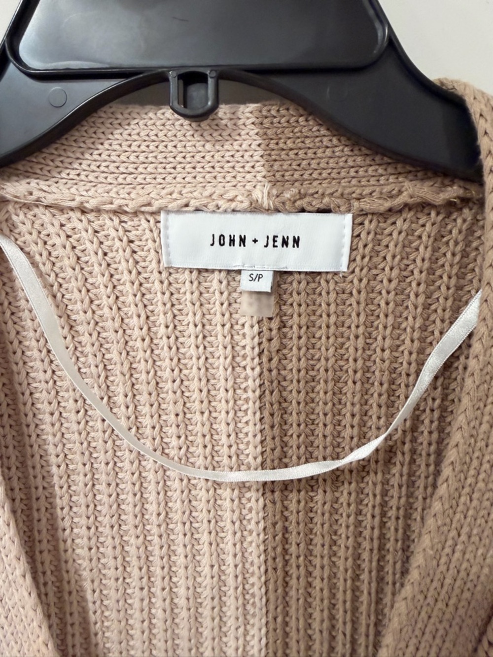 John + Jenn NWOT Evereve Maya Cotton Colorblock Knit Cardigan Size Small - Picture 5 of 7